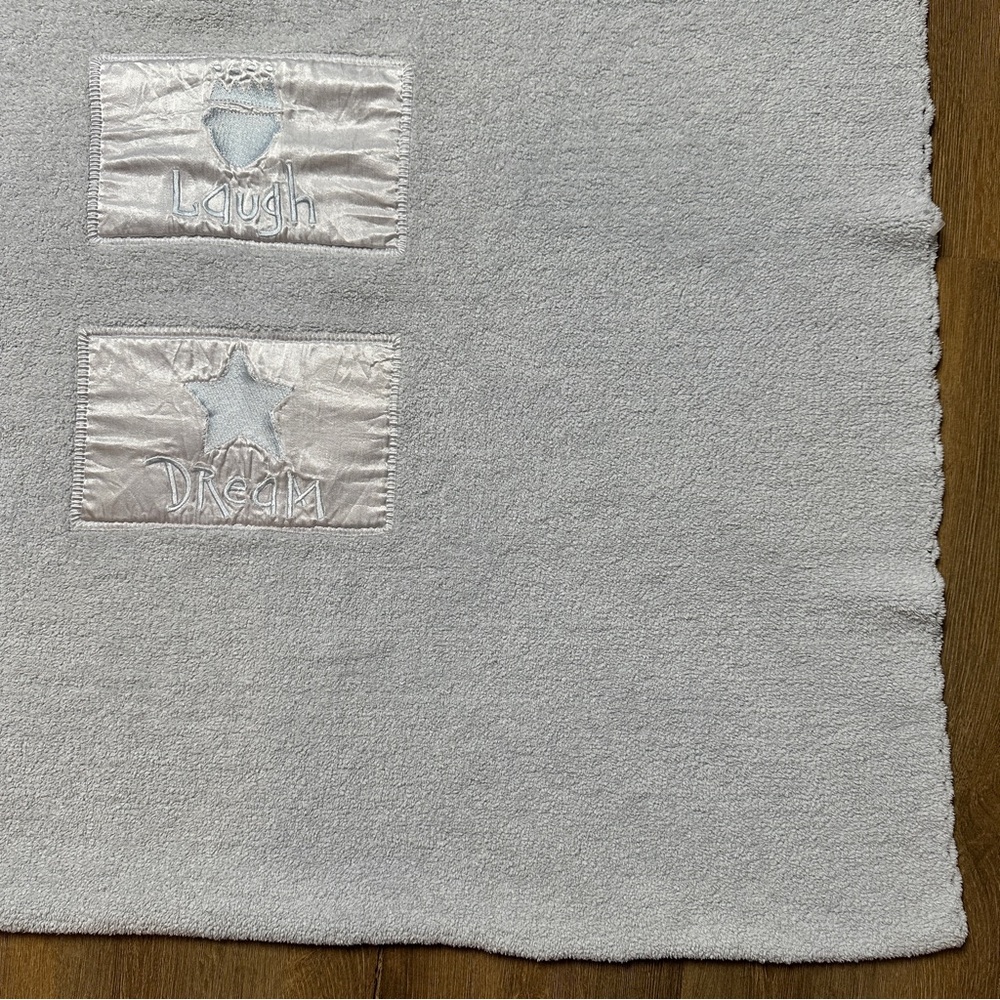 Barefoot Dreams Cozy Chic Light Blue Baby Blanket #502 34.5” x 45.5” - Picture 5 of 14